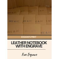 PERSONALIZED ENGRAVE NOTEBOOK GIFT/ SOUVENIR GIFT IDEA