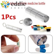 26EDIE1 Pill Box With Keychain Portable Pill Bottle Pill Case Pocket Medicine Storage Medicine Case