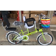 Promosi basikal 3 seat, sesuai untuk ibu dan anak, saiz 20 dan 24,gear 7 speed, harga mampu milik