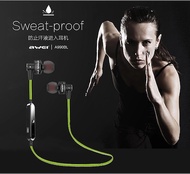 AWEI 990BL Sweatproof Metal Bluetooth in-ear Earphone Noise Isolation Bass Power Display for IOS Mob