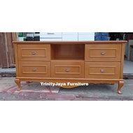 Meja Tv Bufet Tv Kayu Scandinavia 180cm/TRINITYJAYAFURNITURE