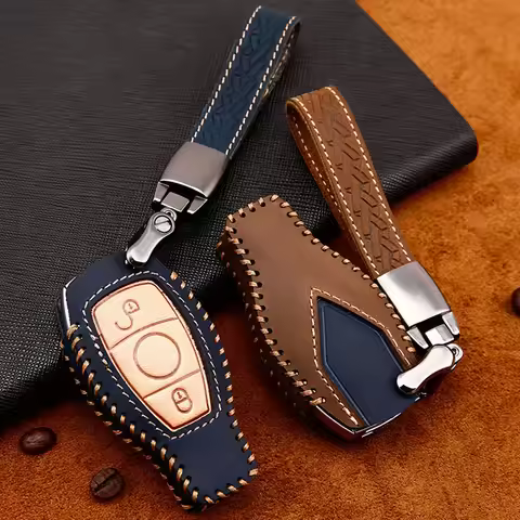 Car Key Case For Mercedes-Benz C Class W205 C205 A205 S205 MB C180 C200 C300 C250 Edition C63 C43 AM