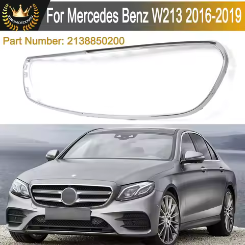 For Mercedes-Benz E Class W213 2016-2019 E300 E400 E450 Front Grill Surround Trim Grille Center Mold