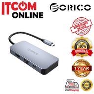 ORICO 6 IN 1 TYPE-C TO HDMI + 3-USB3.0 + LAN + PD ADAPTER (MC-U602P)