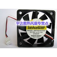 9WF0624H7D03 24V 0.12A Yamayo 60 * 60 * 15MM Axial Fan