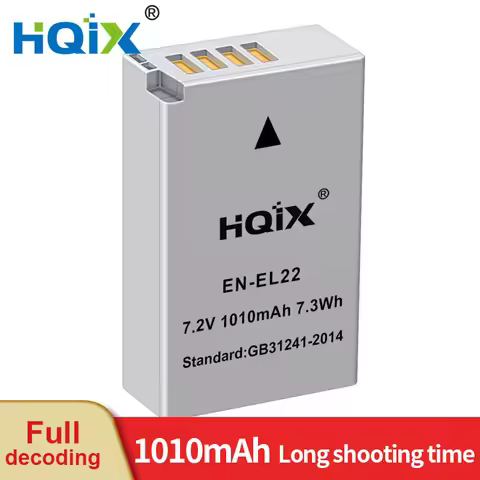 HQIX for Nikon J4 S2 1 Camera EN-EL22 Charger Battery