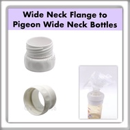 Bottle Adaptor Adapter Converter for Spectra Maymom Avent Wide Neck Flange to Pigeon Wide Neck Bottle