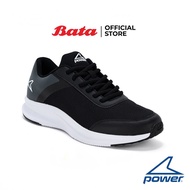 Bata บาจา ยี่ห้อ Power รองเท้าวิ่ง รองเท้าผ้าใบสำหรับวิ่ง รองเท้ากีฬา สำหรับผู้ชาย รุ่น Harrow Plus 22 CLR สีดำ 8186239 UK: 9 One