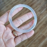 6mm white chalcedony bracelet 52 to 60