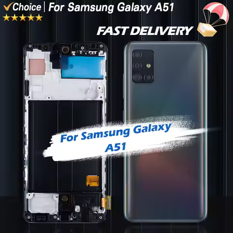 Super OELD Display For Samsung Galaxy A51 LCD Display Touch Screen Digitizer Assembly For Samsung A5