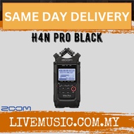 Zoom H4N Pro Handy Recorder Field Recorder 2x2 USB Mic Audio Interface- Black (H 4/H 4N)