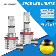 Car led Front Fog Bulb h8 Super Bright h11 Modified HB3 Light 96 Anti-Fog Light H16 Strong Light H7 