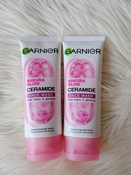 [ isi 2 pcs ] FACIAL WASH GARNIER SAKURA GLOW 100ML - PEMBERSIH WAJAH GARNIER SAKURA