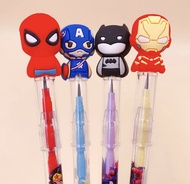 [SG Stock] 10 Qty Superhero Pencil | Superhero Stackable Pencil | Wholesale Children Stationery | Children Day Gifts | Birthday Goodie Bag Gifts | Cute Pencil