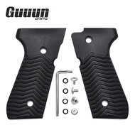Guuun G10 Grips For Beretta92 96 92fs M9 92A1 INOX Decorative Non-slip Handle Panel Ridgeback Texture