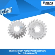 GEAR 14/21T (DEV ASSY) iRA 6055 6065 6075 bk - Part Code: FU9-0039-000 CT