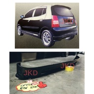 CLEAR STOCK KIA PICANTO REAR SKIRT LIPS PU RUBBER REAR LIP/DIFFUSER PICANTO PU MATERIAL BODYKIT LPU4