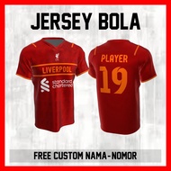 Liverpool Football Jersey Club Shoulder Stripe Custom Shirt Name and Back Number - 6