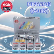 NGK DIFR6D13 (94167) Laser Iridium Spark Plug for HONDA GM6 T9A/HONDA JAZZ GK5 T5A/HONDA BRV 1.5