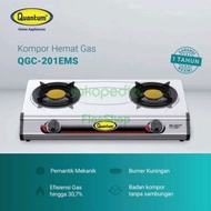 Best Seller Kompor Gas Quantum 2 Tungku Stainless Qgc 201 Ems Qgc