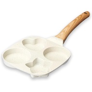 Oriental riverkit Nonstick Egg Frying Pan, 4-Cup Aluminum Omelet Pan, Breakfast Frying Pan for Cooki