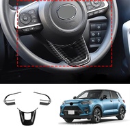 Car Accessories For Toyota RAIZE/ROCKY Steering Wheel Frame ABS Steering Wheel Sequins Interior Decoration Protection Auto Parts Stickers