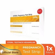 1 buah tes kehamilan Steril Strip / Steril HCG Pregnancy Strip