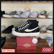 Compass Gazelle Hi Black White Shoes