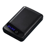 DIY 3*18650 Pin Power Bank Ốp Lưng Với 3 Cổng USB ABS Hàn-Miễn Phí Pin Vỏ Sạc Điện Thoại đen/Trắng/H