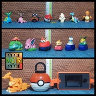 Pokemon pull-back cars •Burger King Venusaur Nidoran •7-11 Victini Grotle Piplup •Choro-Q Chimchar