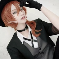 Hot Wenhao stray dogs Cos Womens Performance Dazai Osamu Nakahara Chuuya Black Era Cosplay Mens Clo