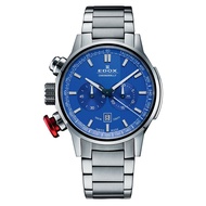 Edox Chronorally Chronograph Watch blue/steel/steel ED10302-3M-BUIN