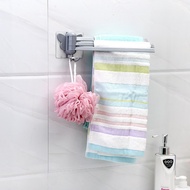 A2566 Sticky Rotating Towel Rack Kitchen Rag Rack Toilet Perforation-Free Hanger Towel Rack Towel Ba