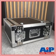 COMPACT RACK เครื่องเสียง SD4U 2ฝาหน้า-หลัง ลึก16นิ้ว ผิวสีดำ แร็คเครื่องเสียง แร็ค คอมแพ็ค แร็คใส่อ