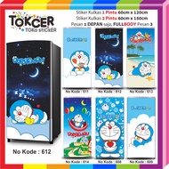 Doraemon 1-door And 2-door Refrigerator Stickers