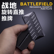 2026 New Style Mystery Box Battlefield Magnetic Semi-Infinite Push Card Fidget Spinner Decompression