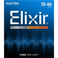 Elixir 12052 Nanoweb 10-46 Electric Guitar Strings Original Elixir Guitar String