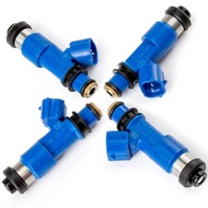 4PC Fuel Injector For Denso 565cc STI BLUE FOR Subaru Impreza WRX Forester EJ25