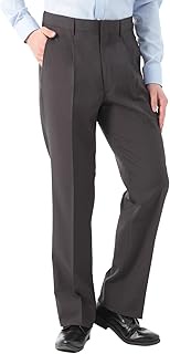 Slacks, Hemlined, One-Tuck, Plain, Business, Men's (Waist 39.4 inches (100 cm), Inseam 30.0 inches (