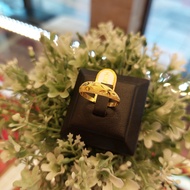 แหวนทองน้ำหนัก1กรัม คละแบบคละไซส์ โดยห้างเพชรทองกิมหลี