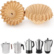 150 Keping Penapis Kopi Percolator Tidak Dilunturkan dengan Lubang Tengah – Serasi dengan Farberware