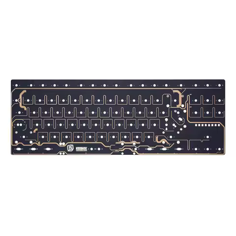 Keebox 80% Layout Hot Swap Keyboard PCB R2 PCB For Tiger80 Suit80 Crush80 New Version 1.2mm Thicknes
