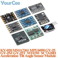 2pcs/1pc Slant angle Attitude sensor MMA7361 MPU-6050 MPU6050 GY-25Z MT6701 SC7A20H KY-020 SV01A103A