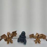 正版Godzilla 哥吉拉 2 怪獸之王 哥吉拉 基多拉 Q版公仔 盒玩 盲抽 三款合售