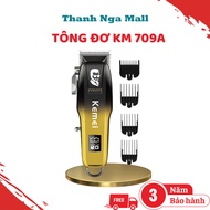 (CHÍNH HÃNG) Tông Đơ Cắt Tóc KM 709A Chấn Viền KM J03 - Bộ Tông Đơ Chính Hãng Kemei Cắt Bén Pin Trâu