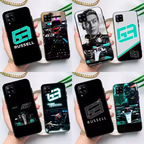 George Russell F1 Case For Samsung Galaxy A54 A34 A53 A13 A32 A52 A14 A51 A71 A23 A33 A73 A12 A22 A2