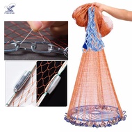 Jaring Lempar Tangan Jaring Rantai Besi Jaring Ikan Cakera Jaring Udang Dengan Rantai Besi Terdapat 