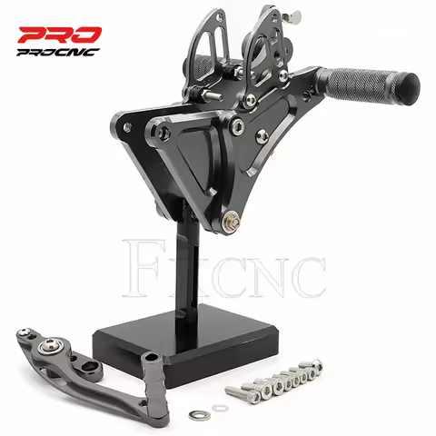 Aluminum Motorcycle Rearset For BUELL XB12S XB12R XB9R XB9S Footpeg Pedal Foot Peg Adjustable Footre