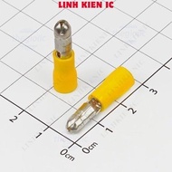 [20 Pieces]- MPD5.5-195 Cos Male Bullet Head 24A Wire Size 4-6mm2 Yellow Linhkien IC