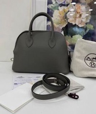 Hermes 愛馬仕 bolide25 保齡球25 積雨雲銀 扣 Z刻 有單